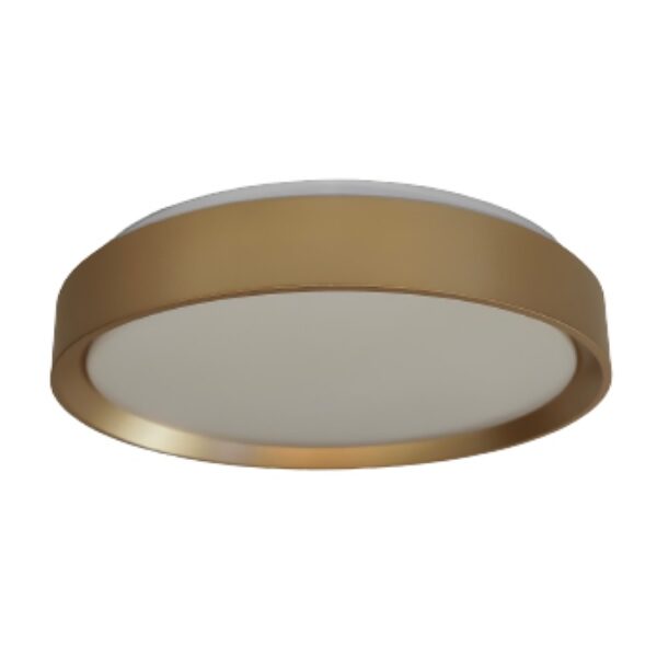 round led ceiling light in gold