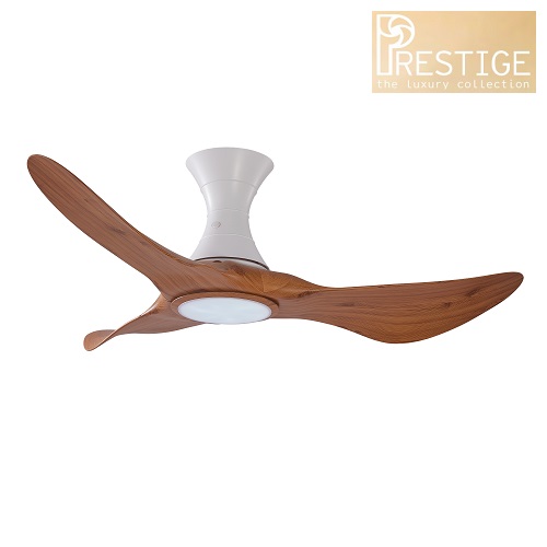Prestige M3 Ceiling Fan LED Light White Caramel