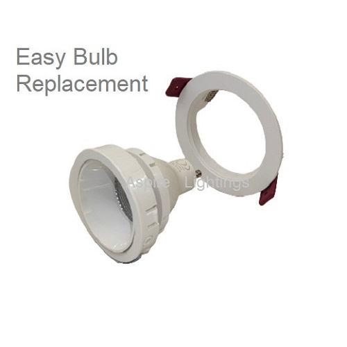 GU10 Anti-glare LED downlight easy bulb replacement