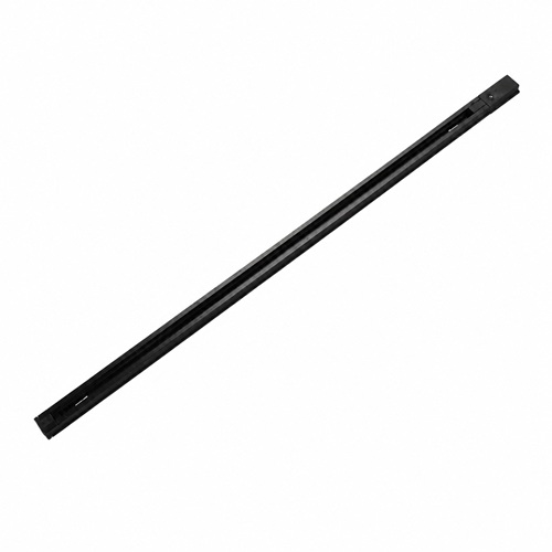 Black track light rail for LED track lighting