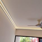 Aluminium profile for coveless cove light