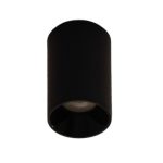 Black ceiling light spotlight with surface mounted design