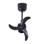 Bestar Dino Corner Fan Black with blade blades