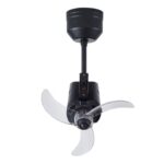 Bestar Dino Corner Fan Black & Transparent Blades