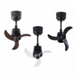 Bestar Corner Fan in Black with different blade colours