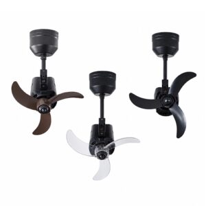 Bestar Corner Fan in Black with different blade colours