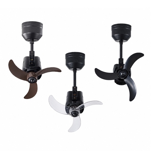 Bestar Corner Fan in Black with different blade colours