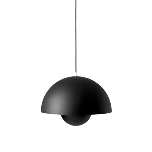 japandi scandi pendant light in matt black finish