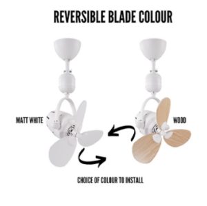 Bestar Duo Corner Fan White Light Wood