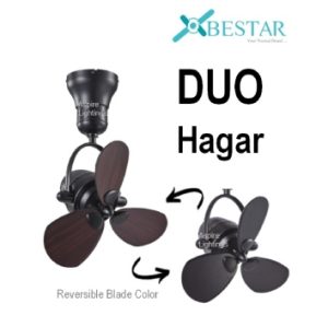 Corner Fan Bestar Duo Hagar Black Dark Wood