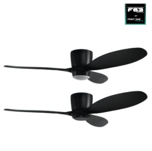 [Climate Voucher] Point One Pzero F63 Hugger Ceiling Fan – Black