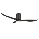 Mowe Helios black smart ceiling fan with 3 blades