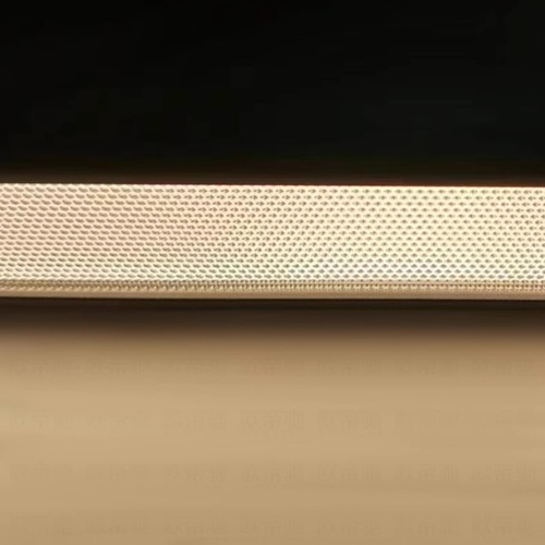 Modern black linear pendant light anti-glare diffuser