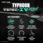 Point One Typhoon designer ceiling fan key features and smart control