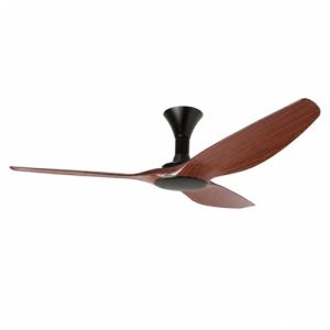 Point One Typhoon VSPEC-IV RS Smart Ceiling Fan – Black with Cherrywood Blades