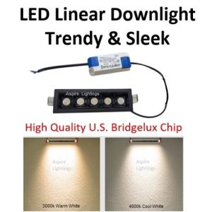 LED Linear Recessed Downlight 10W