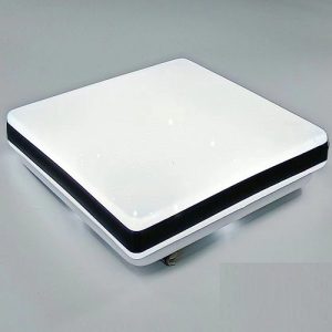 LED Ceiling Light Elemental Square Black Climate Voucher Eligible