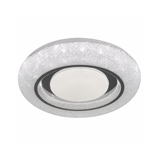 Kristal small round toilet ceiling light in 6000K daylight
