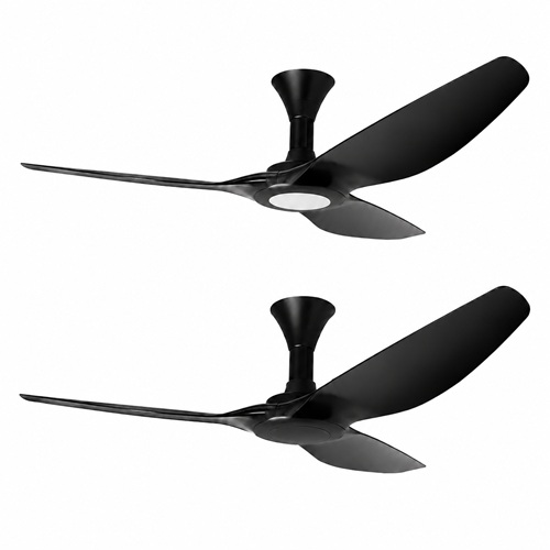 point one typhoon fan black with and without light