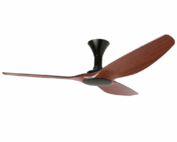 Point One Typhoon Black Cherrywood Blades sleek low profile ceiling fan
