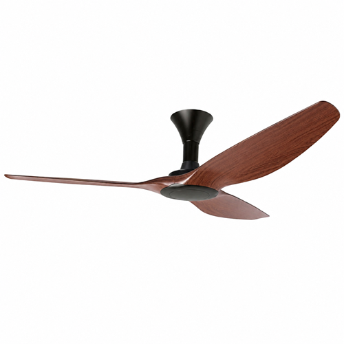 Point One Typhoon Black Cherrywood Blades sleek low profile ceiling fan