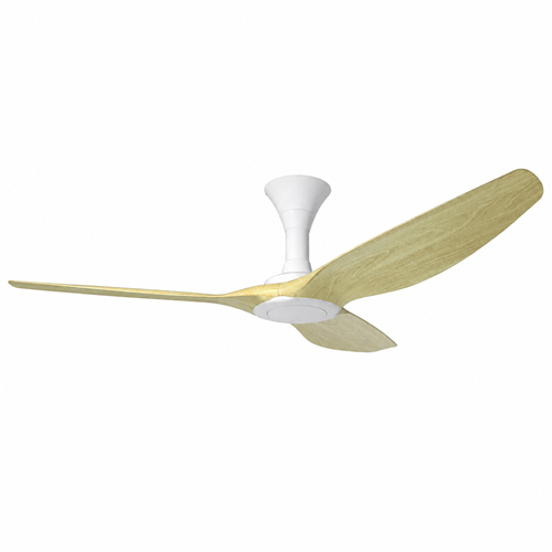 PO typhoon ceiling fan with and without light option white pinewood blades
