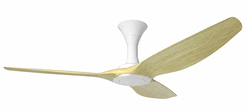affordable luxury modern PO typhoon ceiling fan with and without light option white pinewood blades