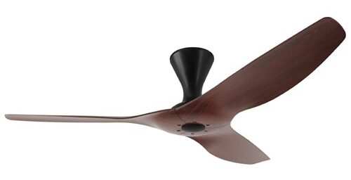 luxury modern PO Eco Ceiling Fan Vortex RS Vspec IV black cherrywood