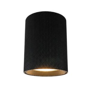 Black Surface Mounted Downlight Cylinder Fixture