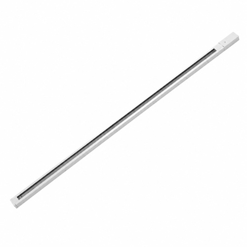 Premium white aluminum profile for track and rail lighting setups.