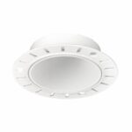 Eryx white trimless recessed downlight shown on a clean background