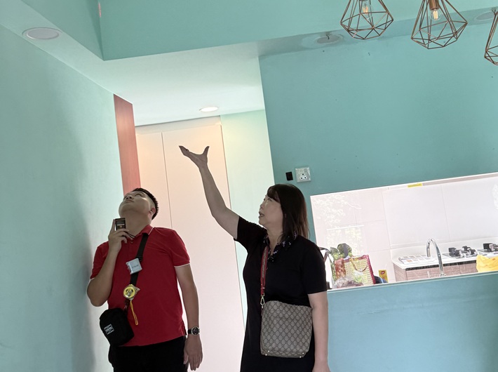 On site Lighting Planning at Singapore Condo