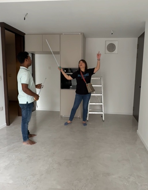 On-site Lighting Planning at new Singapore Executive Condo