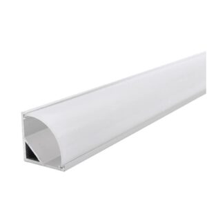 Arclux-Axis 45-degree aluminium profile for coveless cove lighting