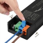 GT3 24V LED driver with tool-free clip-on wire terminals