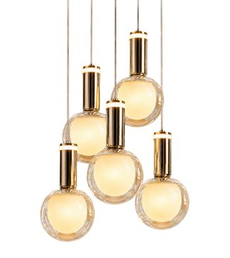 Glans Luxury Globe Pendant Light