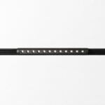 12W tiltable magnetic grille track light installed in recessed track
