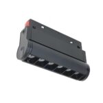 6W tiltable magnetic grille track light in black