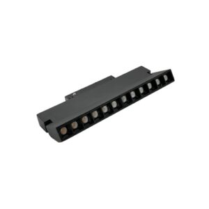 12W black adjustable Lego grille magnetic track light