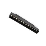 Black 12W magnetic Lego grille track light