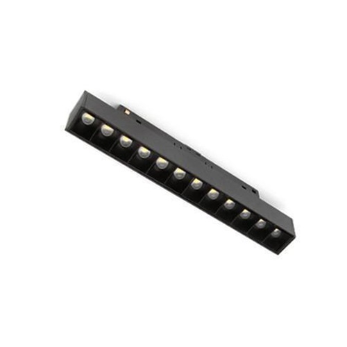 12W Magnetic Lego Grille Track Light Black 12W magnetic Lego grille track light